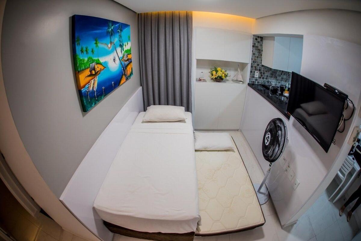 507 Lindo Flat Mobiliado Na Praia De Iracema Fortaleza  Eksteriør billede